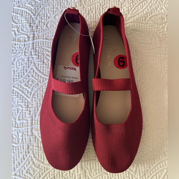Danskin Shoes - NWT Danskin Red Woven Flats with Memory Foam Insoles